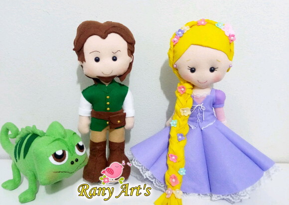 Kit Rapunzel 3 Peças