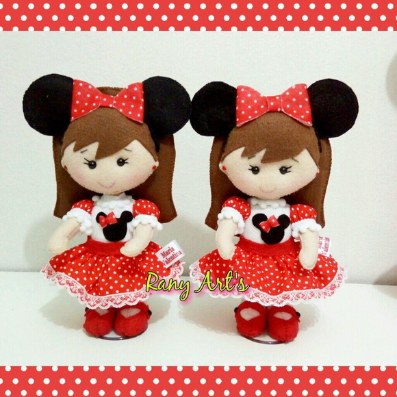 Menina Minnie - Boneca Minnie