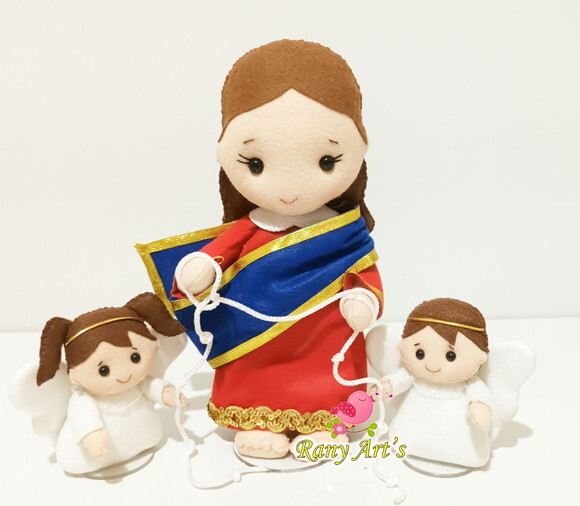 Nossa Senhora Desatadora de Nós 25cm
