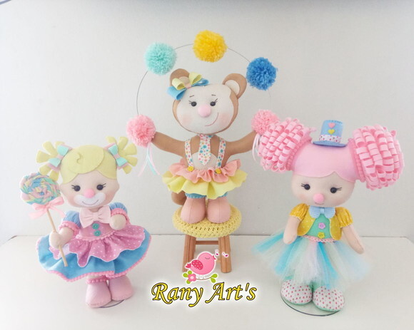 Peças Circo Rosa