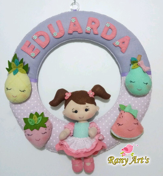 Porta maternidade frumutinhas baby
