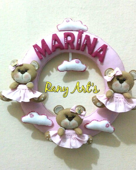 Porta Maternidade Ursinhas