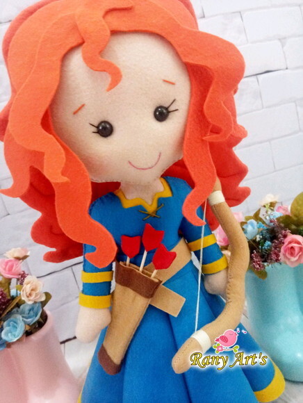 Princesa Merida com 30cm altura