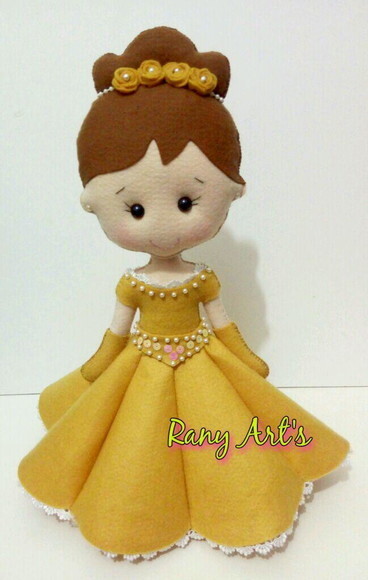 Princesa Feltro 35cm