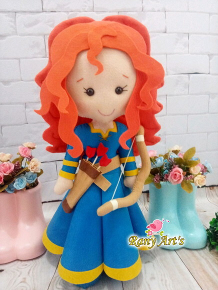 Princesa Merida com 30cm altura