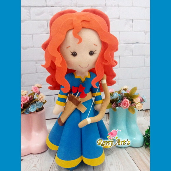Princesa Merida com 30cm altura