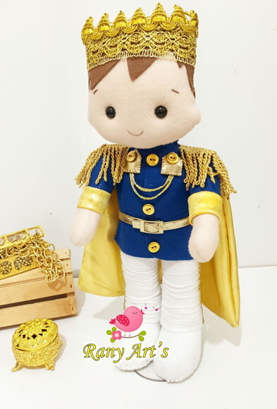 Principe em Feltro 32cm