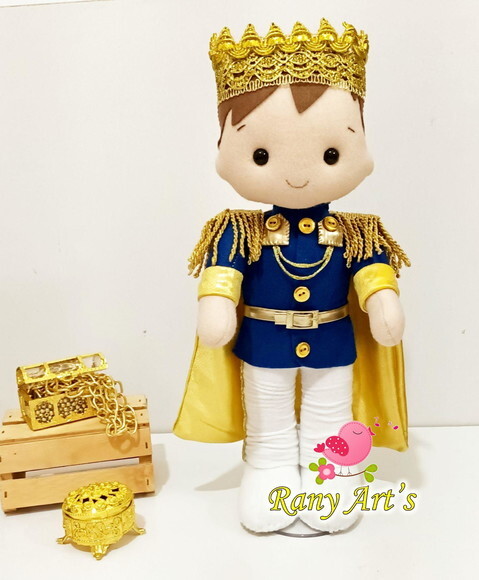 Principe em Feltro 32cm