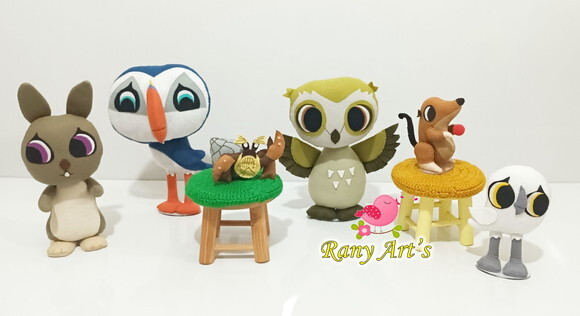 Puffin Rock com 6 Peças