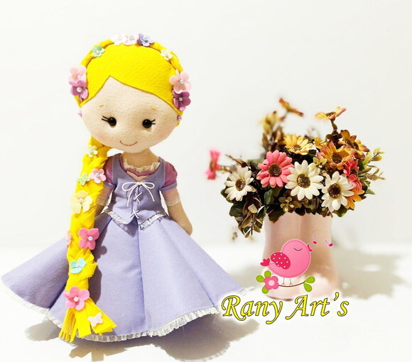 Rapunzel com 30cm