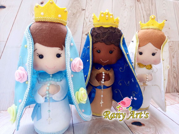 Santinhas em Feltro