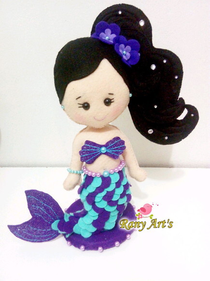 Sereia em Feltro