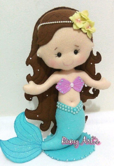 Sereia em Feltro
