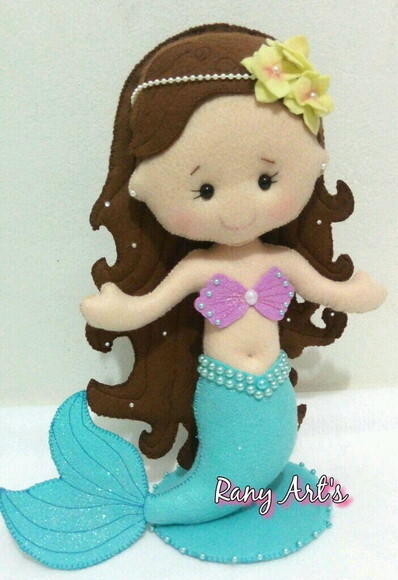 Sereia em Feltro