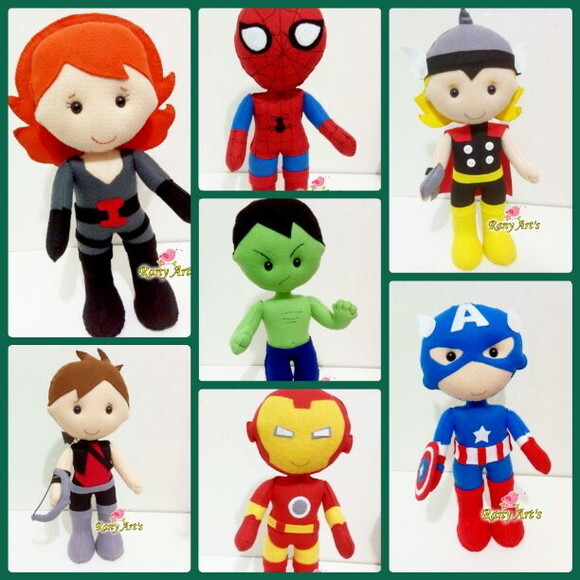 Super-heróis em Feltro 30cm