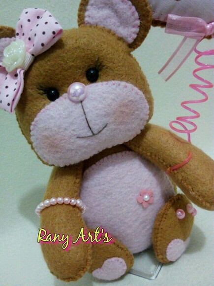 Topinho Personalizado Ursinha
