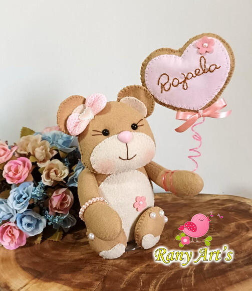 Topinho Personalizado Ursinha