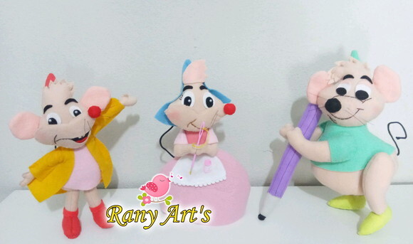 Tuma Cinderella com 6 personagens