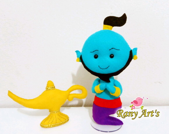 Turma Aladdin com Jasmine e Gênio