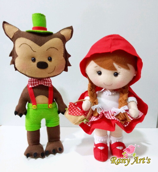 Turma Chapeuzinho Vermelho 30cm