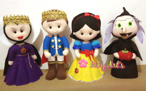 Turminha Branca de Neve Completa 12 Peças