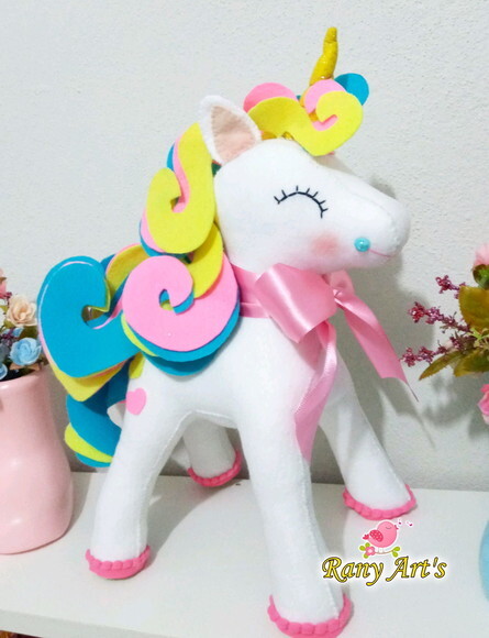 Unicórnio 3d Luxo - 30cm