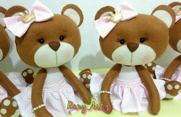 Ursa Princesa - Ursa Realeza 30cm