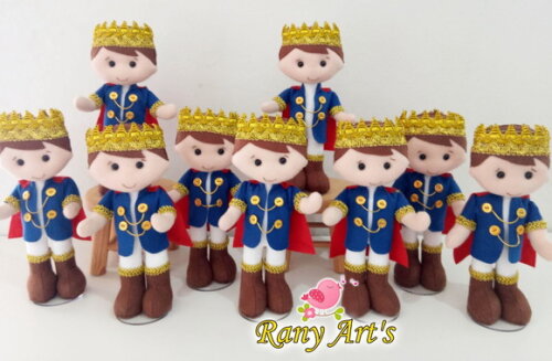 12 Centros de Mesa Rei Arthur 20cm