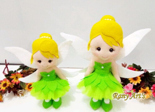 2 Fadinhas Tinker Bell com 30cm e 25cm