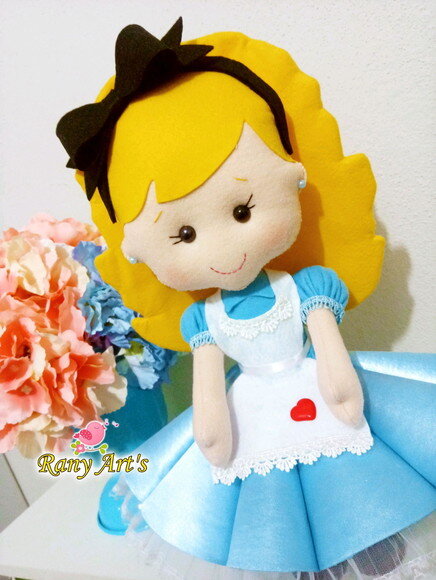 Alice Boneca Alice país das maravilhas 35cm