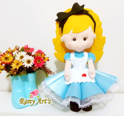 Alice Boneca Alice país das maravilhas 35cm