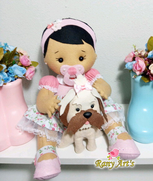 Bebê em feltro - Bebezinha