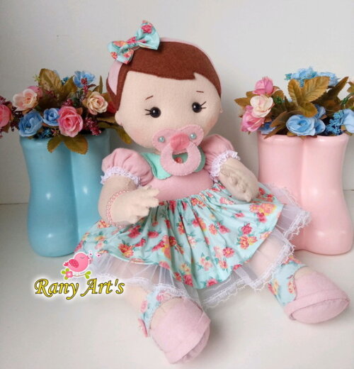 boneca bebezinha para decoração