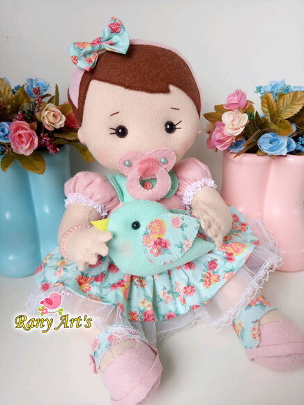 boneca bebezinha para decoração