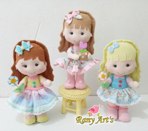 boneca Jardim Encantado
