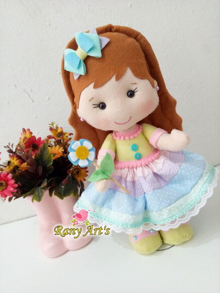 boneca Jardim Encantado