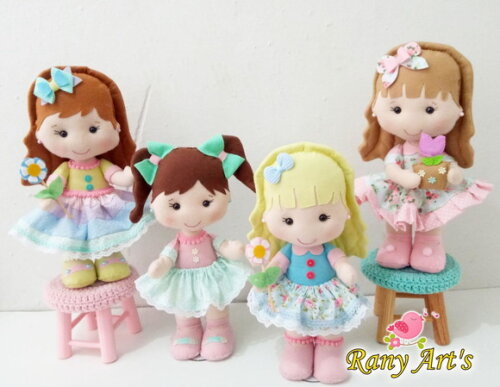 boneca Jardim Encantado