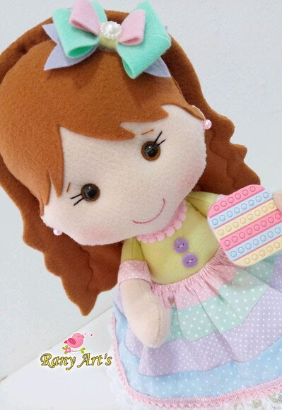 boneca Pop it com polvinho