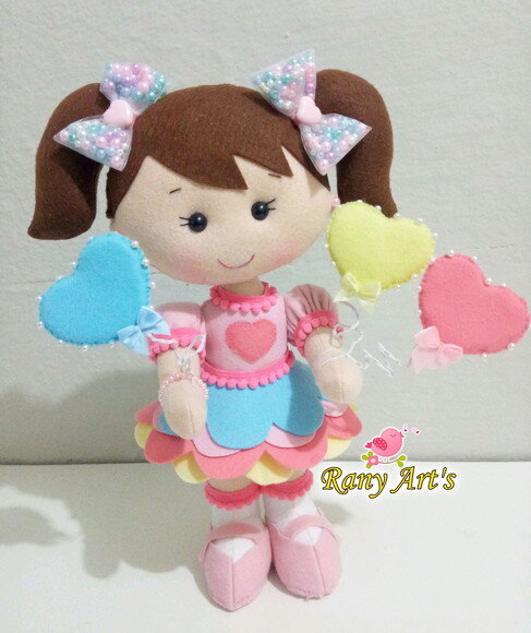 Bonecas chuva de amor para nicho e chá de bebê