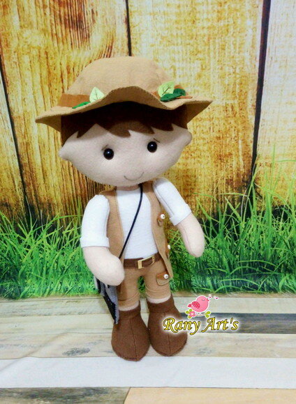 Boneco Safari - Menino Safari
