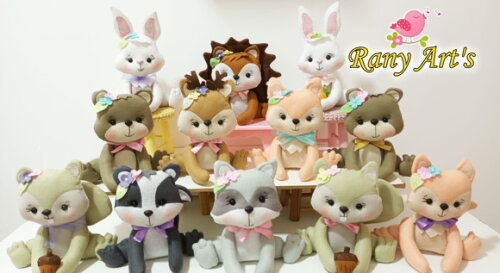 Bosque Kit com 8 Peças 20cm