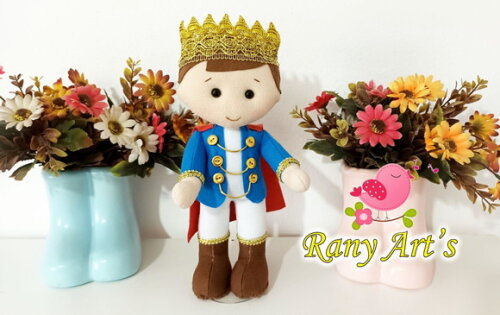 Branca de Neve e Principe com 25cm