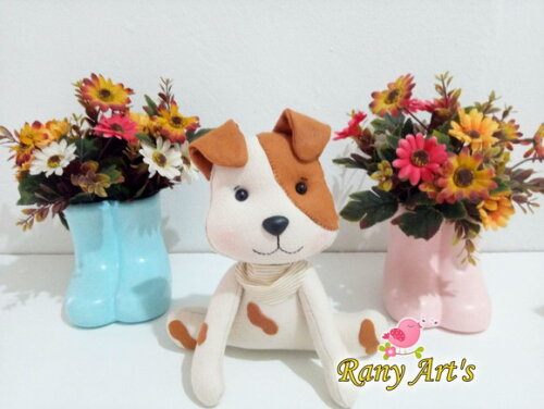 Cachorrinho em feltro 20cm