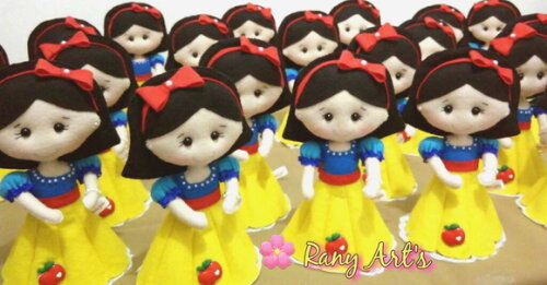 Centrinho de Mesa Branca de Neve - 25cm