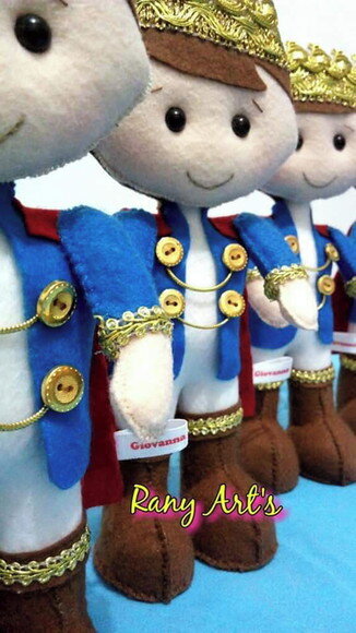 Centrinho de Mesa Pequeno Principe 20cm -kit com 12