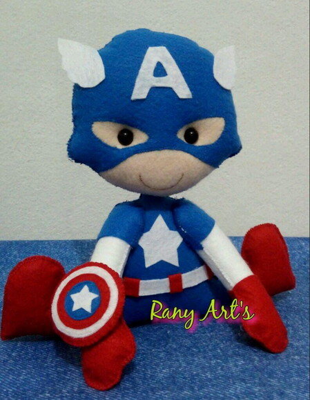 Centro de Mesa Capitão América 20cm