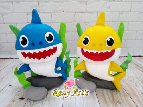 Centros de Mesa Baby Shark 25cm - Kit com 12