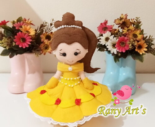 Centros de Mesa Bela 25cm - Kit com 10 Bonecas