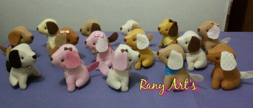 Centros de Mesa Cachorrinho Kit com 10 de 15cm