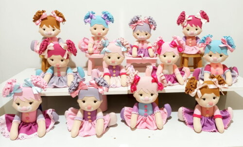 Centros de Mesa Circo Rosa Kit com 15 Unidades